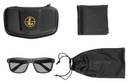 Leupold 179100 Katmai Polycarbonate Shadow Gray Lens Matte Black Polyamide Wraparound Frame Includes Carrying Case, Bag, & Lens Cloth