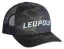 Leupold 180419 Wordmark Trucker Hat MultiCam Black Adjustable Snapback OSFA