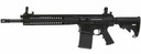 LWRC REPR Base Model Rapid Engagement Precision Gas Piston Rifle BREPRR7B16, 7.62 Nato, 16.1 in BBL, M4 Collapsible Stock, ARMS Fixed Sight, Blk, 20 Rd