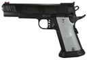 MAC M30SD45B 3011 SSD Pistol, 45 ACP, 5 in BBL, Single Act, Alum Grips, Dovetail Black Front, Adj Rear Sights, Blued Finish, 14+1 Rds