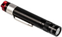 Maglite J3ASW2 Solitaire Spectrum Series Black Red LED 33 Lumens 35 Meters Range