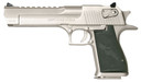 Magnum Research Desert Eagle Mark XIX Pistol DE44SN, 44 Magnum, 6 in Barrel, Semi-Auto, Single Action, Formed Grips, Satin Nickel Finish, 8 + 1 Rd