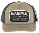 Magpul MAG1102-344 Go Bang Trucker Hat OD Green/Black Adjustable Snapback OSFA Structured