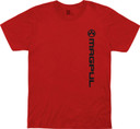 Magpul MAG1113-610-L Vertical Logo Red Short Sleeve Large