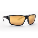 Magpul MAG1149-1-001-2030 Summit Eyewear Anti-Reflective, Polarized Polycarbonate Bronze Gold Mirror Lens with Black Wraparound Frame for Adults