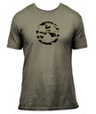 Magpul MAG1292-317-3X Tiger Stripe Icon Olive Drab Heather Cotton/Polyester Short Sleeve 3XL