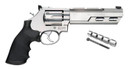 Smith & Wesson 170320 Model 629 Performance Center Competitor 44 Rem Mag or 44 S&W Spl Stainless Steel 6 in Weighted Barrel & 6rd Cylinder, Stainless Steel N-Frame With Glassbead Finish, Hogue Synthetic Grip , Revolver
