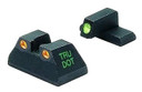 Meprolight 11517O Green Front/Orange Rear Tru-Dot Fixed Sight For H&K USP Compact