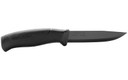 Morakniv Companion Tactical Fixed Blade Knife, Stainless Steel Blade with Black ED-Coating, Black Rubber Handle, Black MOLLE-Compatible Sheath, 4.1 in Blade and 8.5 in Overall Length M-12351