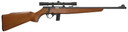 Mossberg Model 802 Plinkster Bantam Rifle 38226, 22 Long Rifle, 18 in, Bolt Action, Walnut Stock, Blued Finish, 11+1 Rds
