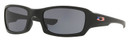 Oakley FIVESSQUARED Fives Squared High Definition Warm Gray Lens with Matte Black Frame & USA Flag for Adults