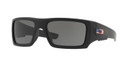 Oakley OO9253-11 Ballistic Det Cord 100% UV Rated, Anti-Fog Plutonite Gray Lens with Matte Black Frame, USA Flag & Rubberized Unobtanium Nose Piece for Adults