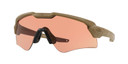 Oakley OO92962144 Ballistic M Frame Alpha Anti-Fog Prizm TR22,TR45 Clear Lens with Dessert Tan Frame & Rubber Nose Piece for Adults