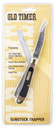 Old Timer 94OTBCP Old Timer Gunstock Trapper 3.03 in Folding Clip Point/Spey Plain 9Cr18MoV SS Blade Sawcut Bone With Nickel Silver Bolsters Handle