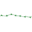 Outdoor Prostaff Wire Wrap Silencers Green 6 pk OP42