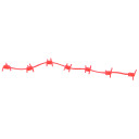 Outdoor Prostaff Wire Wrap Silencers Red 6 pk OP44