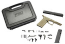 Polymer80 PFS9AFTFDE PFC9 Serialized Full Size AFT Kit 9mm Luger Flat Dark Earth Polymer Frame Aggressive Textured Flat Dark Earth Polymer Grips Includes 17rd Mag & Carry Case