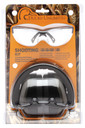 Pyramex DUCOMBO5710 Combo Kits PM8010 Earmuff/Shooting Glasses 26 dB Clear Glasses/Gray Earmuffs