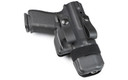 Raven Concealment Systems Morrigan IWB Holster, Fits Glock 19/23/32, Ambidextrous, Black Kydex, with Soft Loops MOR G19 BK