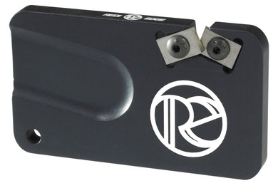 REDI-EDGE/KLAWHORN IND REPS201BL Pocket Knife Sharpener Duromite Carbide Black with Nylon Sheath