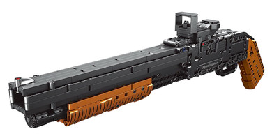 Remington Toys RM-1002 Remington Building Blocks Shotgun Black w/Brown Trim Plastic 21 in Long x 5.7 inTall Age 14+