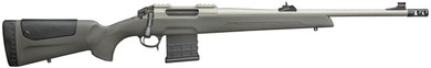 Sabatti SBROVAK65C Rover Alaskan 6.5 Creedmoor Caliber with 7+1 Capacity, 18 in Barrel, Stainless Metal Finish & SoftTouch Gray Fixed with Adjustable Cheek Piece Stock Right Hand (Full Size)