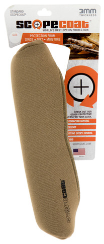Sentry 10SC05CB Scopecoat Scope Cover 10.5 inx30mm Medium Slip On Laminate Coyote Brown