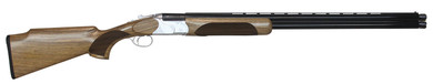 CZ-USA 06459 Redhead Premier Target 12 Gauge 3 in 2rd 30 in Gloss Black Chrome Barrel, Silver Satin Chrome Metal Finish, Turkish Walnut Stock Includes 5 Extended Chokes, Shotgun