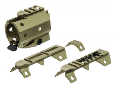Strike GRIDLOKSIGHTSFDE GridLok Sight and Rail Attachments Flat Dark Earth