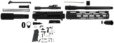 TacFire PK300LPK10 AR 300 Blackout Pistol Build Kit with Lower Parts Kit 10.5 in Black Parkerized Barrel