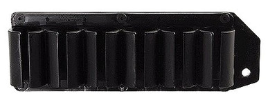TacStar 1081164 SideSaddle 6 Shot Shotshell Carrier 12 Gauge Benelli M4 Black Polymer/Aluminum