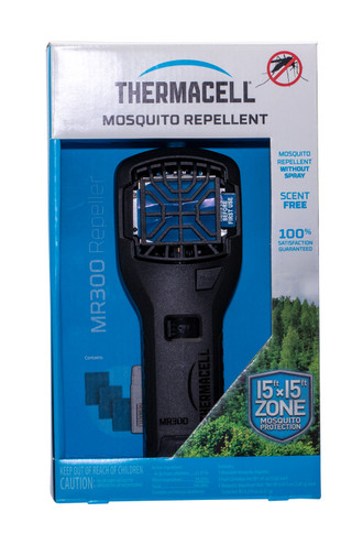 Thermacell MR300L MR300 Portable Repeller Black Effective 15 ft Odorless Repellent Effective Up to 12 hrs