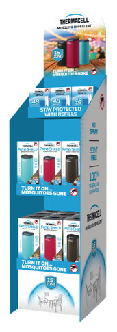 Thermacell MRPSPBL1812 Mixed Mosquito Repellers Floor Stand Display