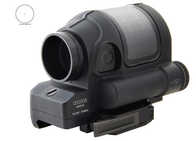 Trijicon 900001 SRS02 Sealed Reflex Sight Quick Release Mount 1x 38mm Obj 4 in Eye Relief 1.75 MOA Black