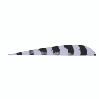 Trueflight Parabolic Feathers Barred Grey 5 in LW 100 pk 1831