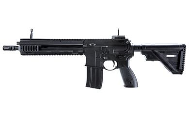 Umarex HK 416 2252310, Semi-automatic CO2 Air Rifle, 177 BB, 12 Gram, Matte Finish, Black, Iron Sights