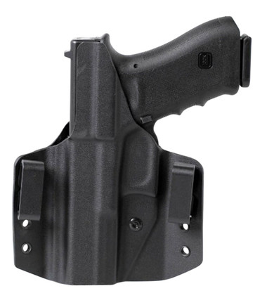 Uncle Mike's 54CCW49BGL CCW Black OWB Ruger LCR/EC9 Left Hand