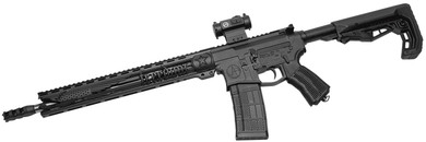 Uniqure-ARS SLIMFREEDOMRIFLE15 Freedom 223 Wylde 16 in 30+1 Black Black 6 Position Skeletonized A-Frame Stock Black Unique Grip Right Hand with 15 in Slim Handguard