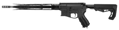 Uniqure-ARS SWORDSRIFLE15 Swords 223 Wylde 16 in 30+1 Black Black 6 Position Skeletonized A-Frame Stock Black Unique Grip Right Hand