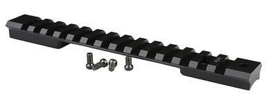 Warne Scope Mounts XP Tactical 1 Piece Base, Fits Ruger American Centerfire Long Action, with 20 MOA Incline, Matte Finish 7685-20MOA