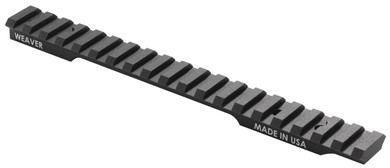 Weaver Multi-Slot Extended Picatinny-Style 1-Piece Scope Base, Mossberg SSA, MVP(5.56/224 VLK), Matte Black | 99467