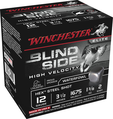 Winchester Blindside Waterfowl 12 Gauge Shotshells | SBS12LHV2