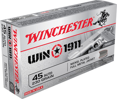Winchester Win1911 Handgun Ammunition, 45 ACP | X45T