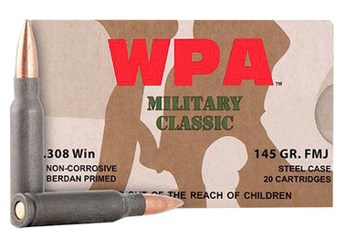 Wolf Military Classic Ammunition 308 Winchester | MC308FMJ145