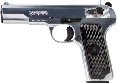 Zastava M57A Pistol 7.62X25Mm 9Rd Chrome/Synthetic H5762C