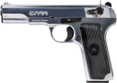 Zastava M70Aa Pistol 9Mm 9Rd Chrome/Synthetic H709CH