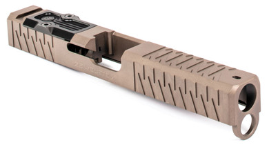 ZEV SLDZ174GESOCRMRFDE Enhanced SOCOM Slide compatible with Glock 17 Gen4 17-4 Stainless Steel Flat Dark Earth