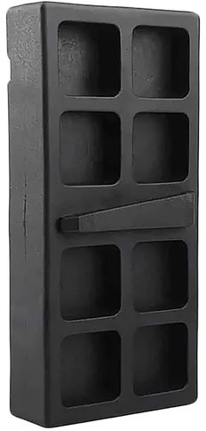 Lead & Steel Llc LSVBLOWER Lower Receiver Vise Block Black Poly