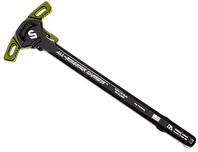 Lead & Steel Llc LSCHODEODG Charging Handle AR-15/M16 OD Green Type 3 Hard Anodize 7075-T6 Aluminum