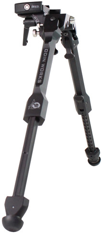 Odin Works BP-PRIZM-BLACK Precision Bipod Arca Black 4.0-14.50 6061 Aluminum/303 Stainless Steel